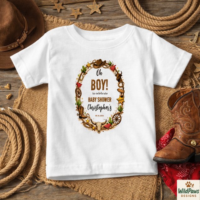 Cowboy Wild West Rodeo Ranch | Rustic Western Baby T-Shirt (Cowboy Wild West Rodeo Ranch | Rustic Western Baby T-Shirt
)
