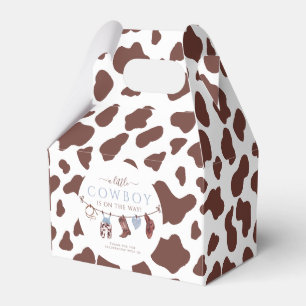 Cowboy Wild West Rodeo Western Boy Baby Shower Favour Box