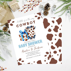 Cowboy Wild West Rodeo Western Boy Baby Shower  Invitation