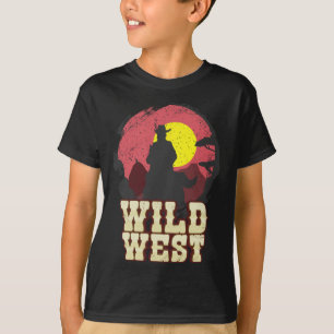 Cowboy Wild West Western Country Saddle Gift T-Shirt