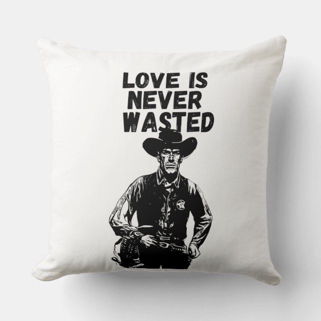 Cowboy Wisdom Cushion (Front)