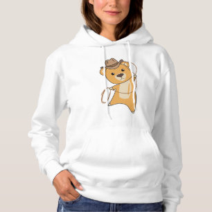 Cowboy Yellow Bear Little Bear Teddy Bear Lasso Hoodie
