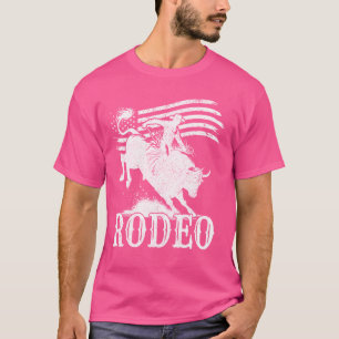 Cowboycore Retro Steer Bull Cow Skull Rodeo Wester T-Shirt