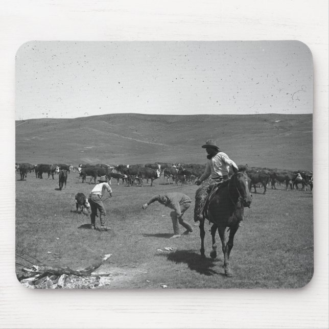 Cowboys branding mouse pad (Front)