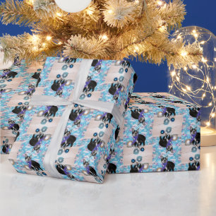 Cowboy's Christmas 2 - Cat / Kitten Wrapping Paper