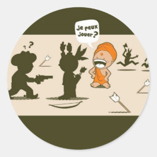 Cowboys Classic Round Sticker