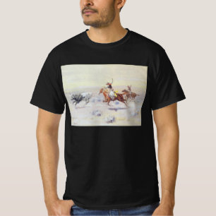 Cowboys from the Bar Triangle by CM Russell T-Shirt