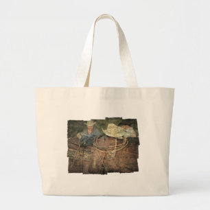 Cowboys Large Tote Bag