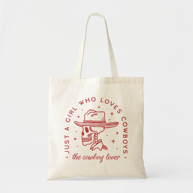 Cowboys lover cowgirl romance aesthetic tote bag (Front)