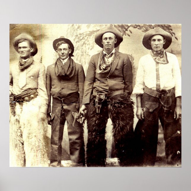 Cowboys  Wild West Vintage Poster (Front)