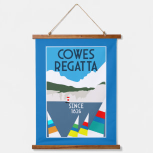 Cowes Isle of Wight Yacht Regatta Hanging Tapestry