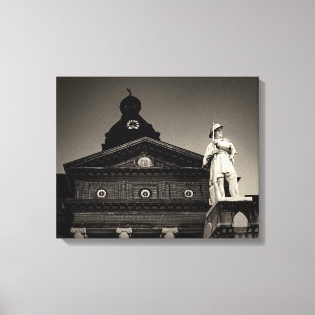 COWETA COUNTY COURTHOUSE Canvas Art (Front)