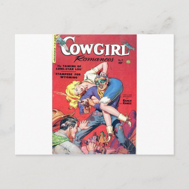Cowgilrl and Outlaw Postcard (Front)