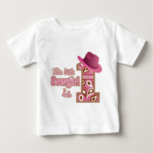 Cowgirl 1st Birthday Baby T-Shirt