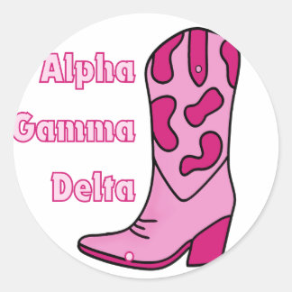 Cowgirl AGD Sorority Sticker