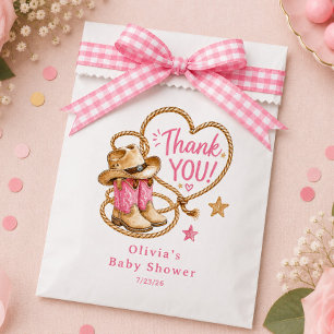 Cowgirl Baby Shower Favour Bag