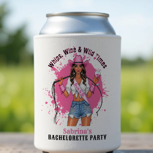 Cowgirl Bachelorette Party Whips Wine & Wild Times Can Cooler