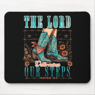 Cowgirl Bible Scripture Verse Western Jesus For Wo Mouse Pad