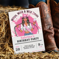 Cowgirl Birthday Party Whips Wine & Wild Times