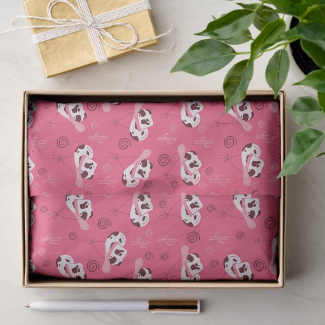 Cowgirl Boots & Cactus Western Pattern Tissue Paper (Gift)