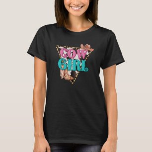 Cowgirl Boots Horse Rodeo Country Line Dancing Wes T-Shirt