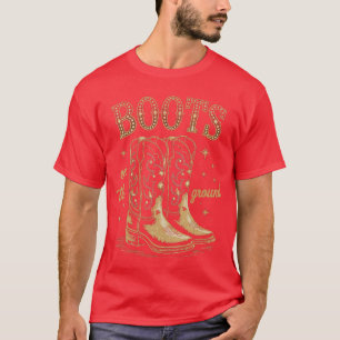 Cowgirl Boots Onhe Ground Western Boot Funny Gift T-Shirt