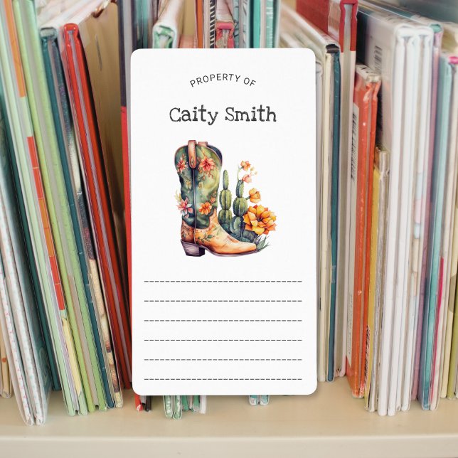 Cowgirl Boots orange floral cactus property of  (Creator Uploaded)