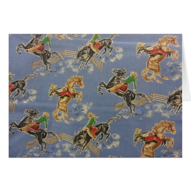 Cowgirl Bronc Rider (Front Horizontal)