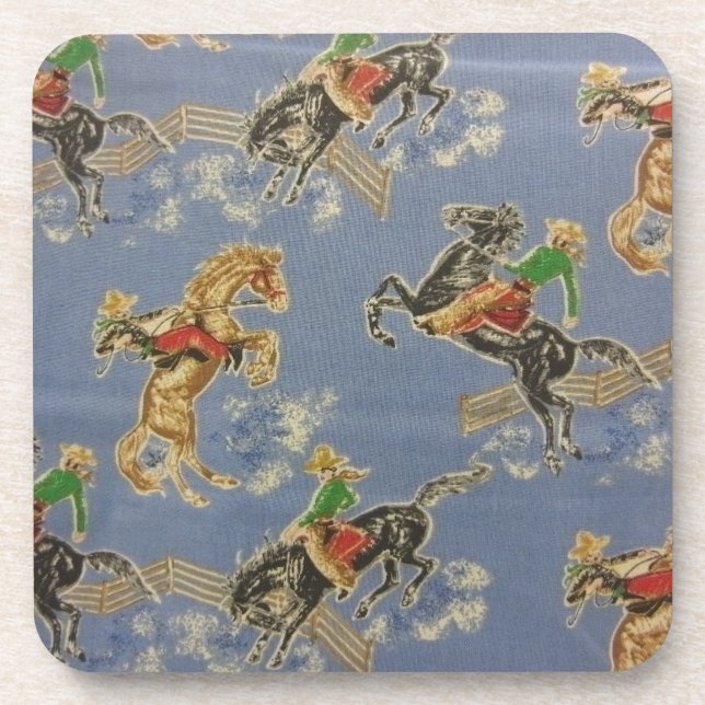 Cowgirl Bronc Rider Coaster (Front)