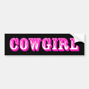 "Cowgirl" Bumper Sticker