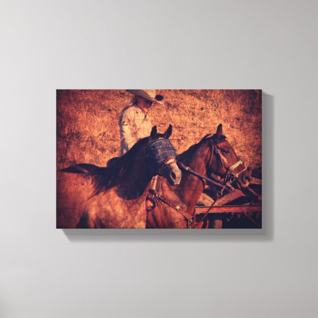 Cowgirl Canvas Print (Front)