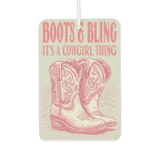 Cowgirl Car Freshner Air Freshener