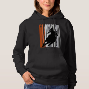 Cowgirl Champion Horse Riding Barrel Racing Woman  Hoodie