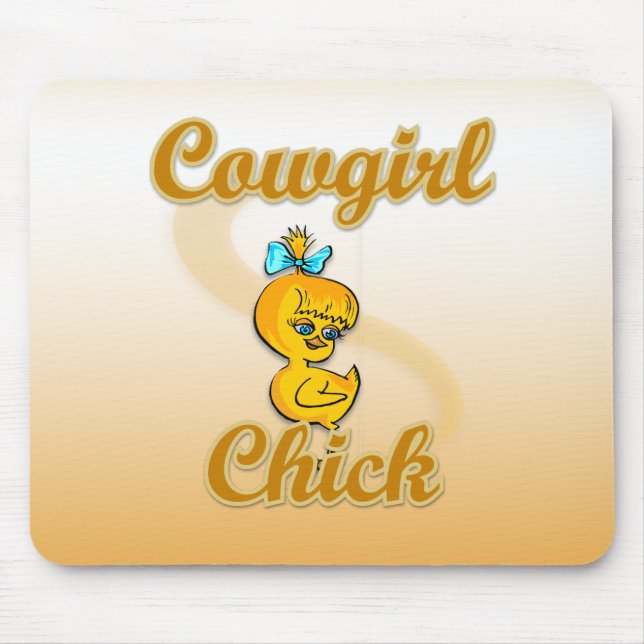 Cowgirl Chick Mouse Pad (Front)