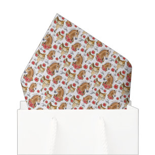 Cowgirl Christmas Tissue Paper