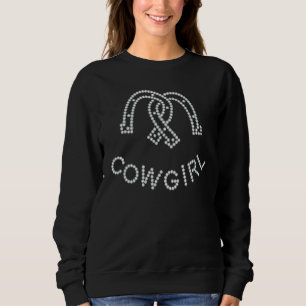 Cowgirl - Cool western cow girl horseshoe tee shi