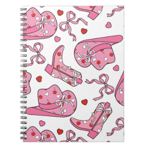 Cowgirl Coquette Pink Notebook