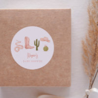 Cowgirl Country Baby Shower Favour