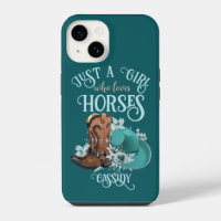 Cowgirl cowboy boots hat Girl Love horses name