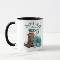 Cowgirl cowboy boots hat Girl Love horses name