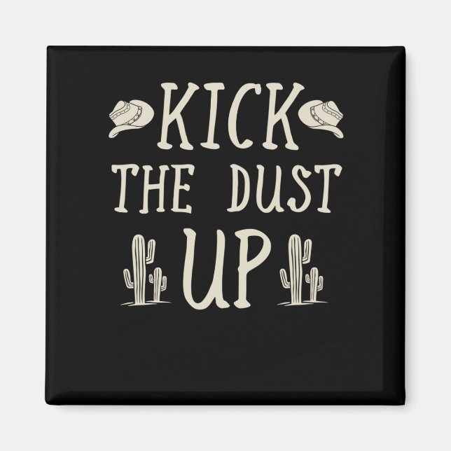 Cowgirl Cowboy Western Country Music Lover Magnet (Front)