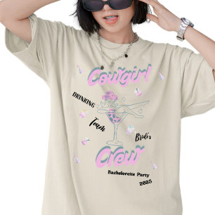 Cowgirl Crew Bachelorette Party Crew  T-Shirt