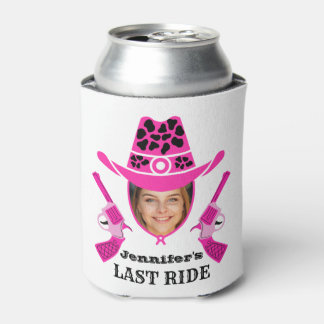 Cowgirl Custom Photo Can Cooler