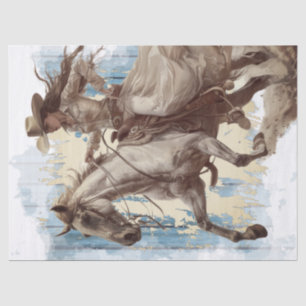 Cowgirl Decoupage Tissue Paper