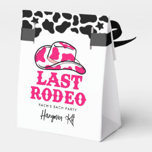 Cowgirl Disco Last Rodeo Bachelorette Hangover Kit Favour Box
