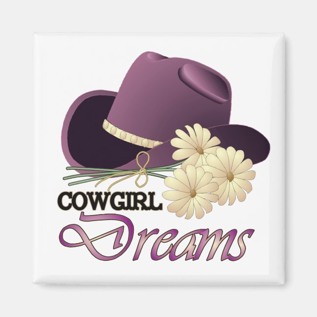 CowGirl Dreams MAGNET (Front)