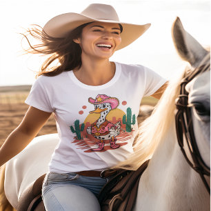 Cowgirl fuuny duck  T-Shirt