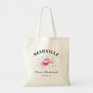Cowgirl Hat Bachelorette Party Tote Bag