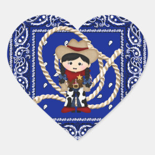 Cowgirl Heart Sticker