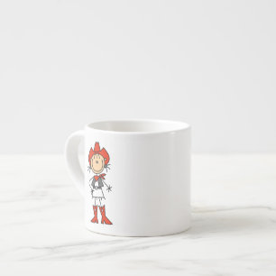 Cowgirl in Red T-shirts and Gifts Espresso Cup